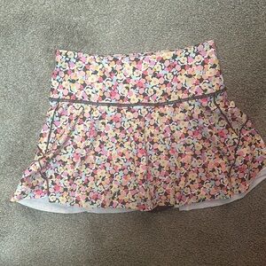 Athleta floral tennis skirt